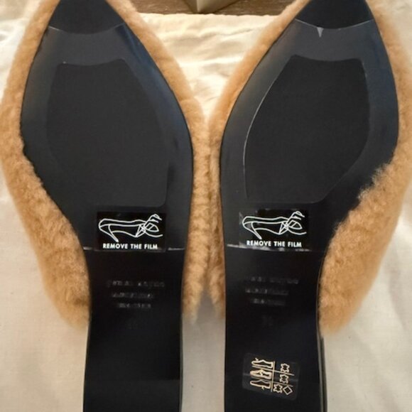 Jenni Kayne Shearling Mule -NEW Size 36/6 - Picture 5 of 6